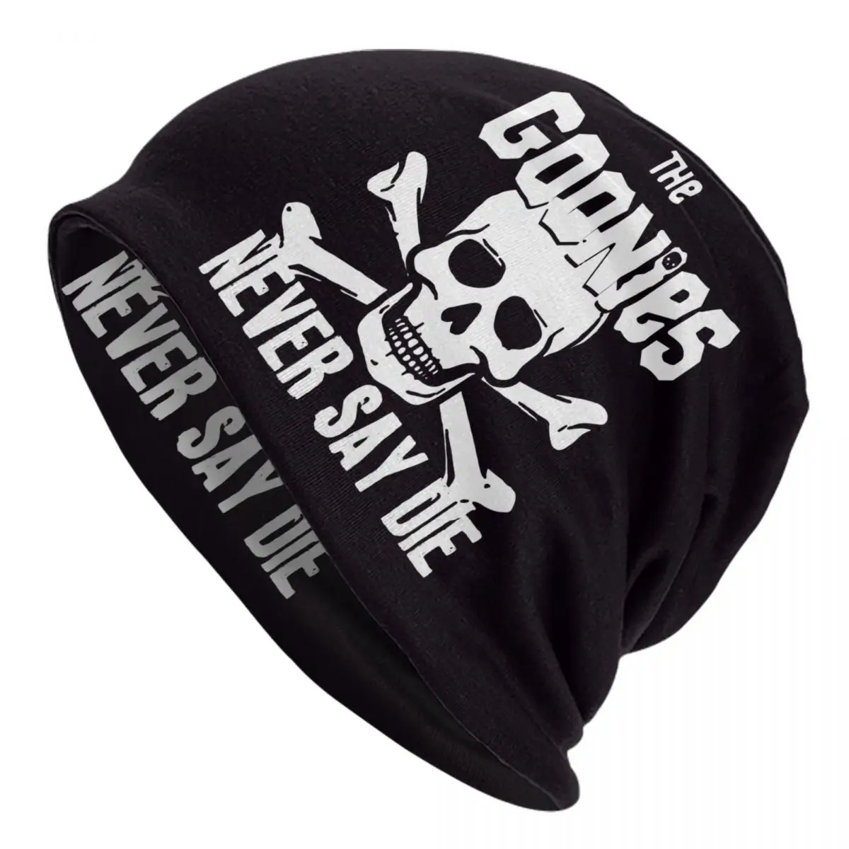 Gorros The Goonies Never Say Die, gorros cálidos para invierno, gorros tejidos para adultos, Unisex, película de comedia, gorros de pirata con calavera