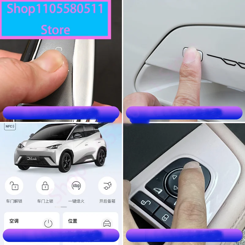 For BYD Seagull Car Rearview Mirror Folding Remote Control Window Modification Unbroken OBD Protocol Lossless Auto Supplies