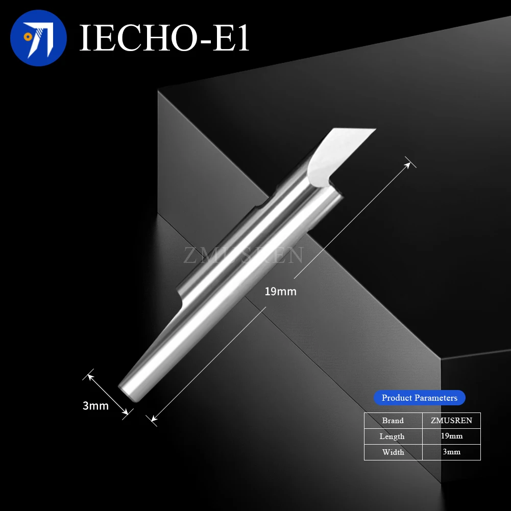 10 قطعة IECHO شفرة E46 E63 E64-4 E1 E74 ل IECHO الرقمية القاطع الاهتزاز تتأرجح سكين قبلة قطع أداة شفرة كربيد