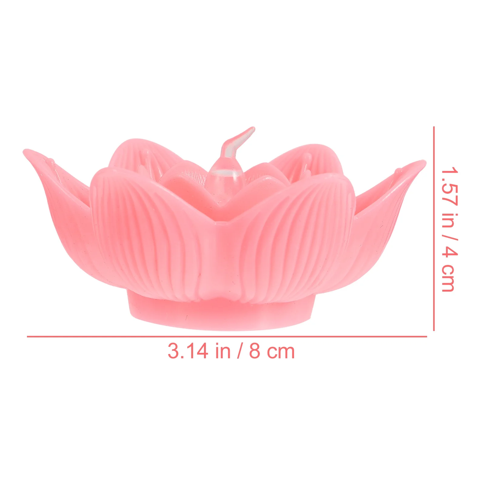 6 pçs led lâmpada de lótus em forma de lótus para casa escritório quarto decoração mesa luz ornamento luz budista decoração do quarto