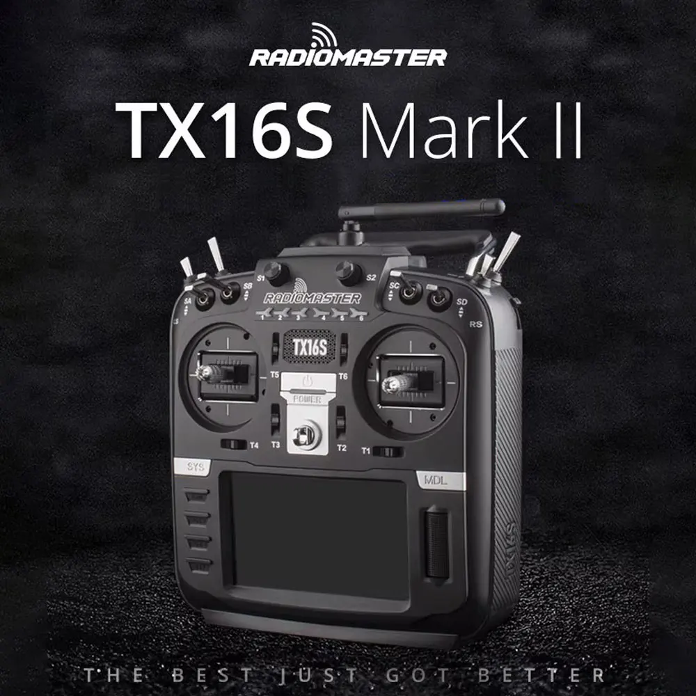 RadioMaster TX16S Mark II V4.0 16CH Hall Gimbal 4IN1 ELRS Transmitter Remote Control Radio Controller Support EdgeTX/OpenTX FPV