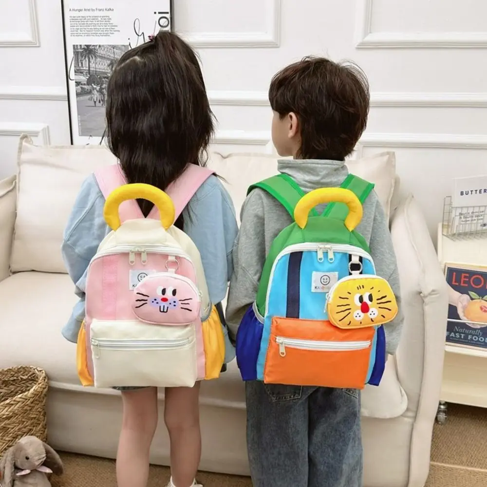 Zaino per la scuola materna carino e traspirante Borse da scuola per bambini alla moda ultraleggere e colorate Impermeabili casual