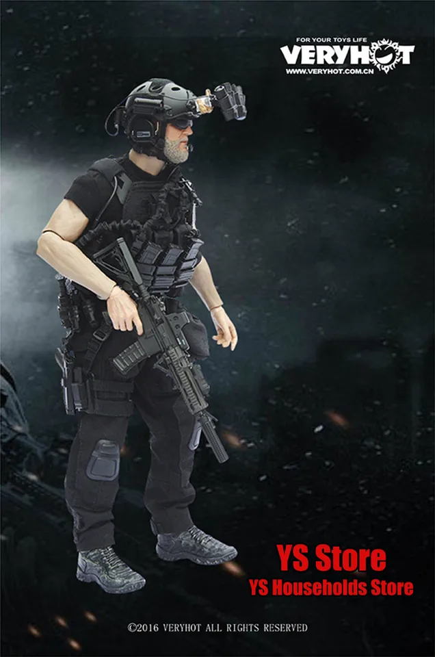 1/6 CQB Soldier Action Figure 12 PVC Model