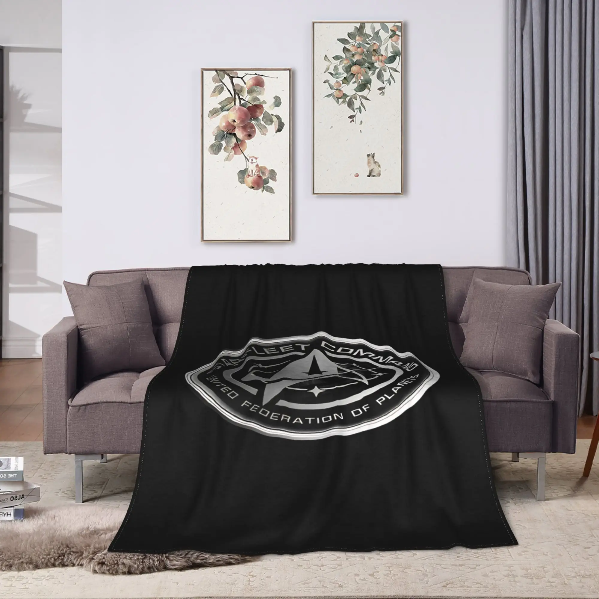 S-Star T-Trek Ship Movie  Blanket Quality Super Warm  Bedding Throws Winter Camping Bedroom Funny Bedspread