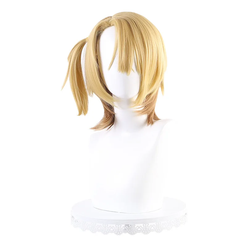 バーチャルアイドル VTuber レインボーソサエティの新メンバー ルカ コスプレウィッグ リアルな頭皮シミュレーション付き