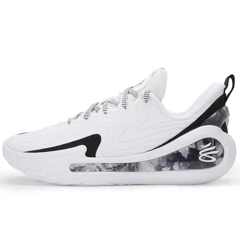 New Under Armour Unisex Sport Performance Basketball Shoes 3027632-100 All White Supportive Grip Athletic Trainers
