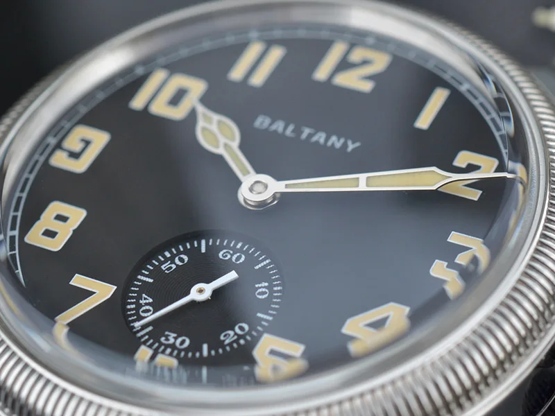 Baltany S2051 Automatische Mechanische Uhr für Herren Retro WW1 Trench Militär-Stil Armbanduhr Vintage Dress Watch ST1701 Retro – Detail 8