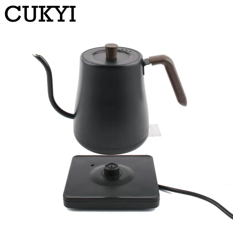 0.8L Electric Drip Coffee Kettle Stainless Steel Teapot Precise flow control Hand Drip Gooseneck Kettle Hand-brewed coffee Maker