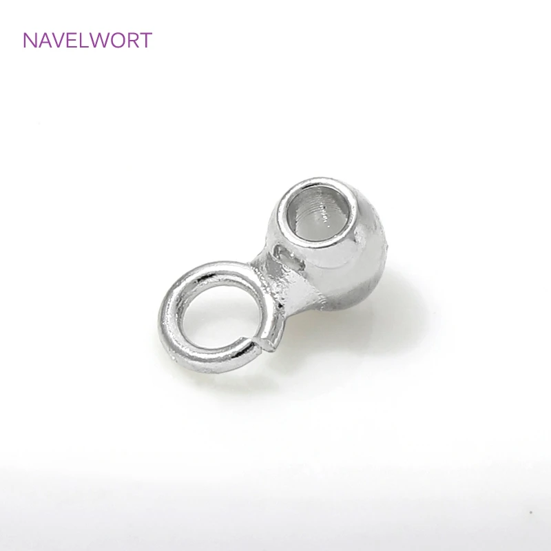 18K Gold Plated Bail Bead Hanger Rings,Brass Pendant Bail Connector,Bails For Jewelry,DIY Necklace Jewelry Making Accessories image 4
