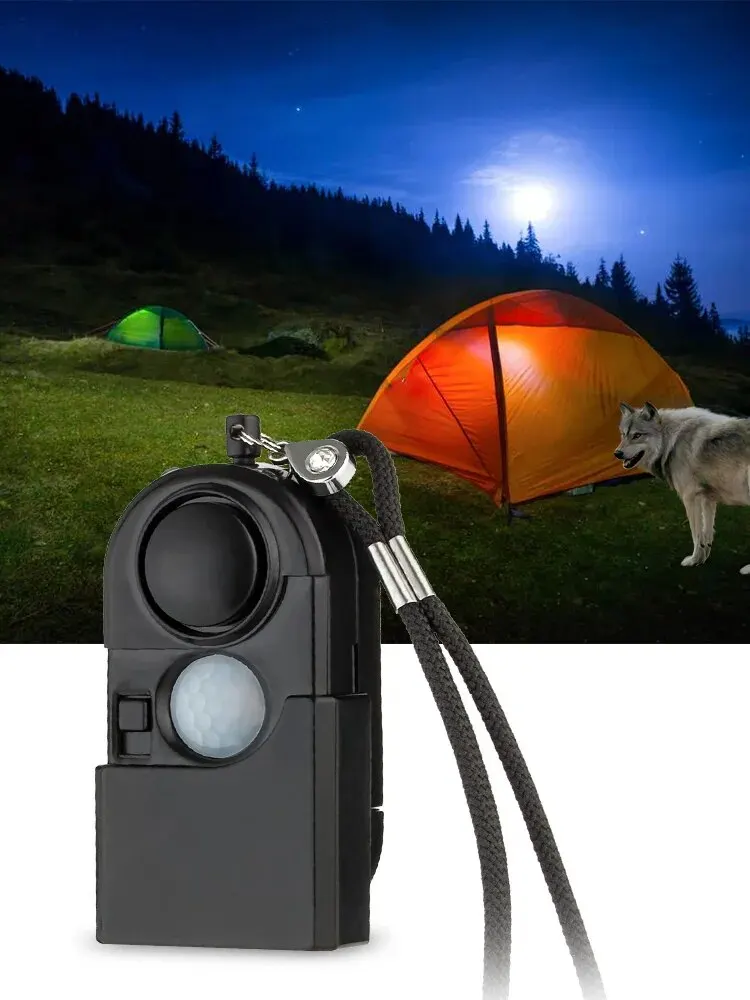 KERUI Portable Mini détecteur de mouvement alarme 120DB sirène SOS lumière LED alarme de sécurité pour voyage maison enfants alarmes personnelles sûres