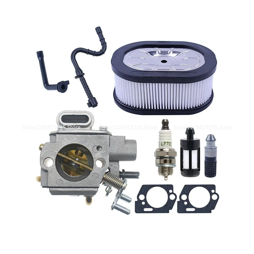 Carburetor for  MS461 MS460 Chainsaw 1128-120-0629 Fuel Line Replacement Kit Durable