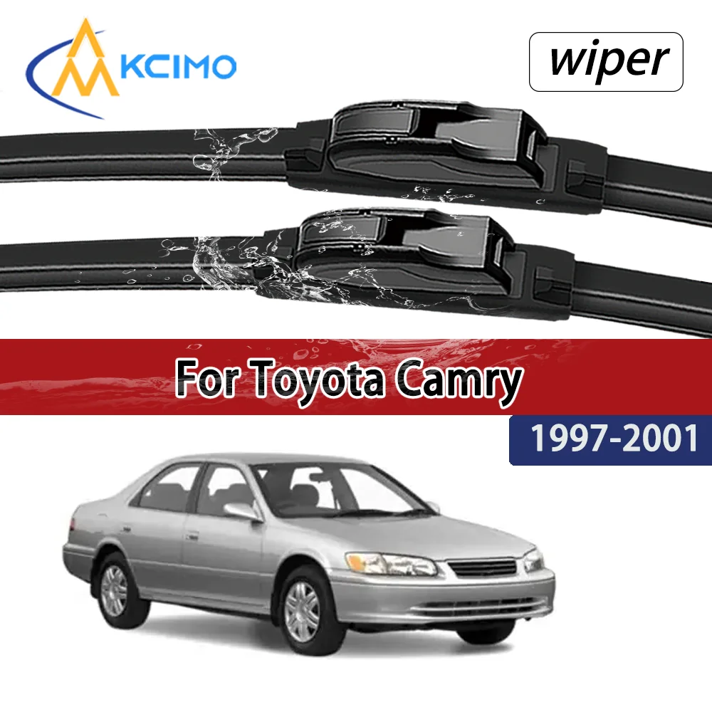 

For Toyota Camry XV20 1997–2001 1998 1999 Compatible Durable Silent Front Wiper Blades Car Windscreen Auto Window Accessories