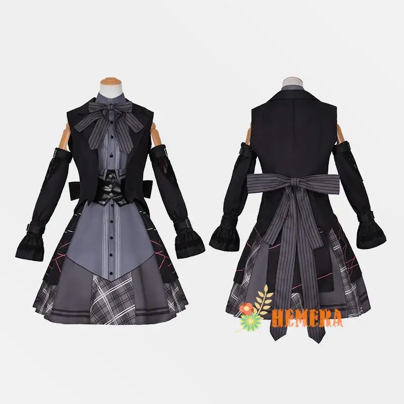 Yoisaki Oke Ade Game Project, scène colorée Sekai! Feat. PJSK-Robe Lolita Cosplay Costume pour Femme, Tenues d'Halloween