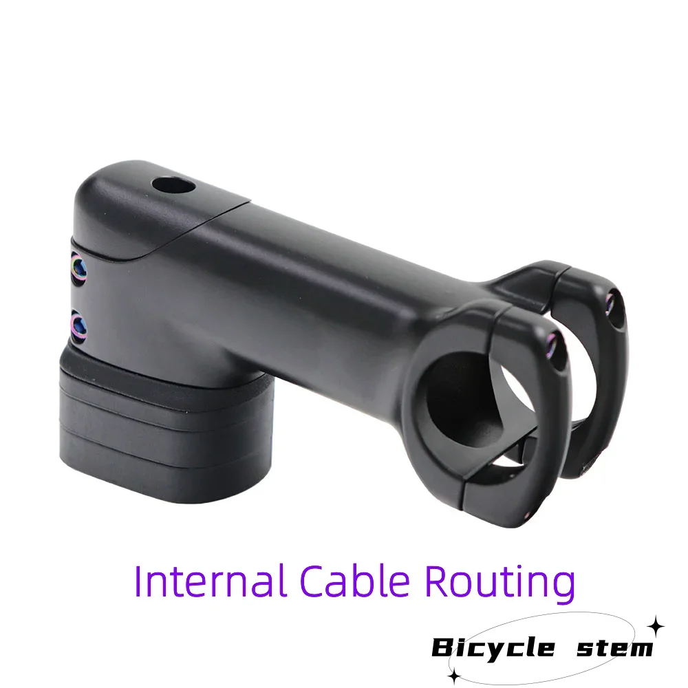 

Bicycle Stem 28.6-31.8mm Aluminum Internal cable routing Stem with spacer Road Handlebar Stem Bike Parts