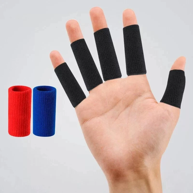 10PCS Finger Protection Arthritis Support Thumb Brace Protector Finger Guard Outdoor Gym Basketball Volleyball Finger Guard