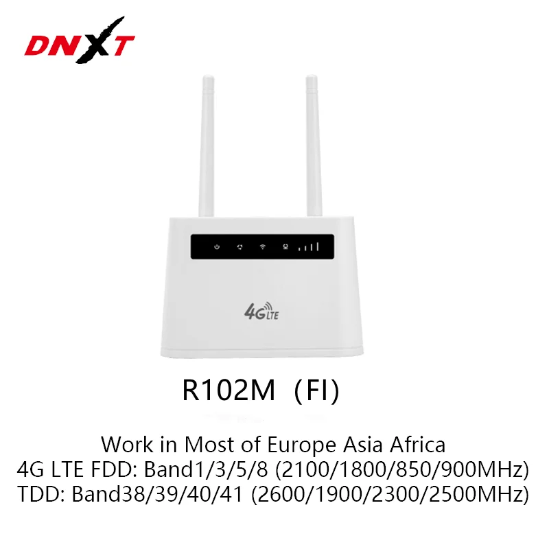 4G Lte Cpe 와이파이 라우터 잠금 해제 300Mbps, LAN 포트, SIM 카드 포함, 휴대용 2 안테나, 무선 와이파이 핫스팟 모뎀