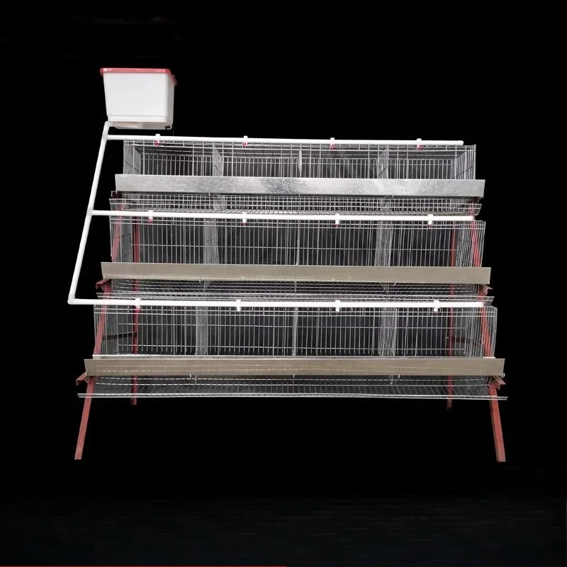 

Customized high-quality galvanized laying hen cage farms Large chicken cage 4 cages 3 layers hen cage