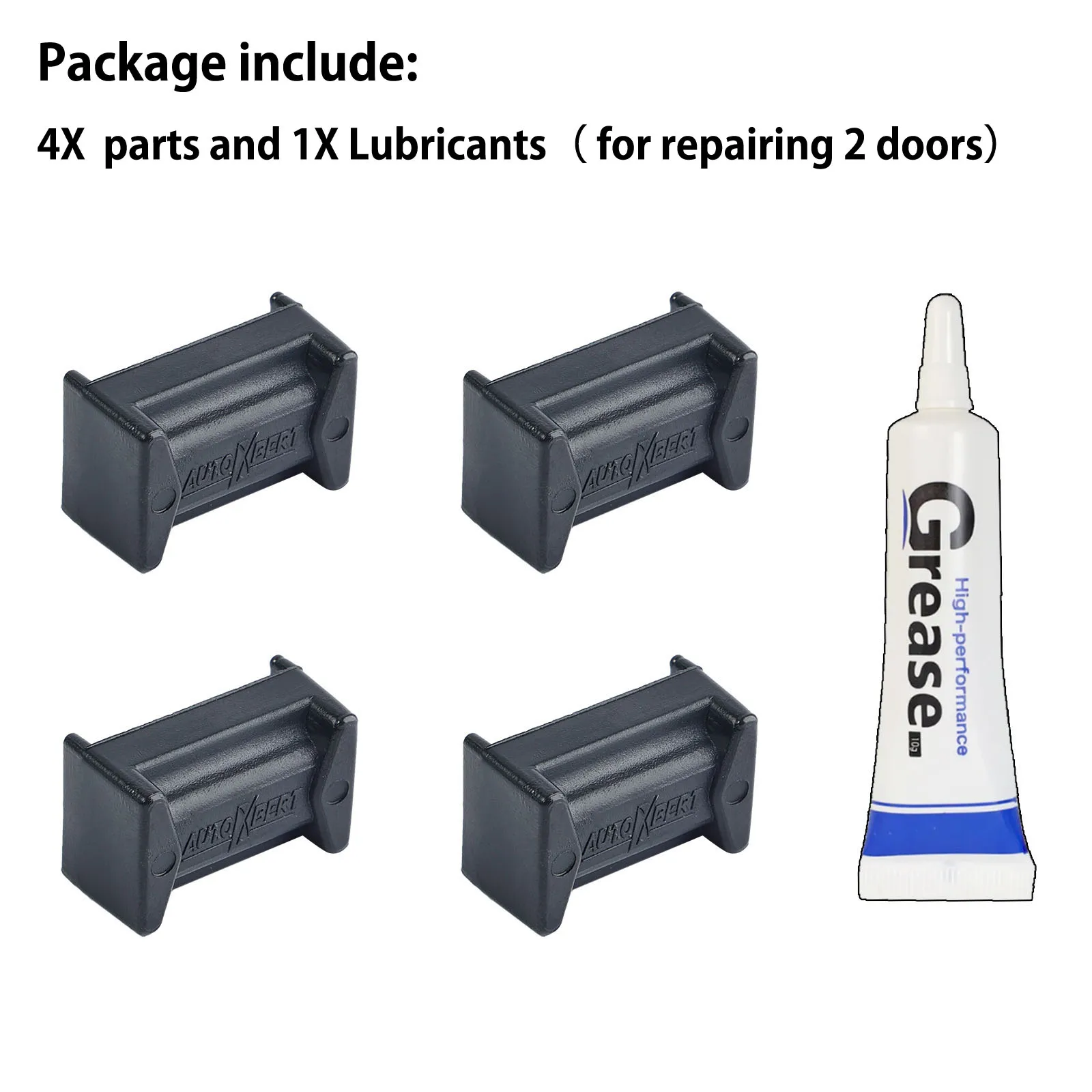 For Nissan Pathfinder Tiida X-Trail NOTE Check Assy Limiter Arm Jam Hinge Damping 4pcs Car Door Check Strap Stopper Repair Kit