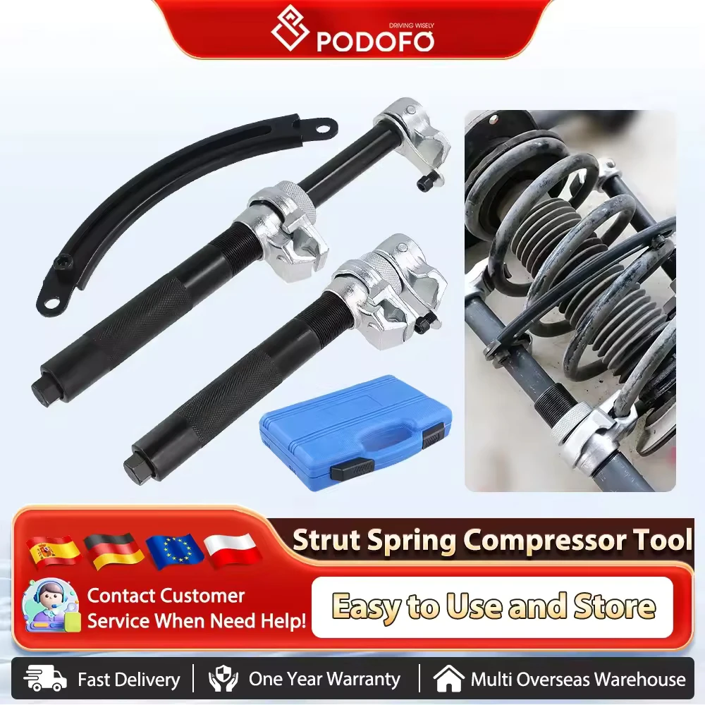 Podofo réparation de voiture outil spécial amortisseur ressort compresseur amortisseur ressort dissolvant amortisseur ressort démontage