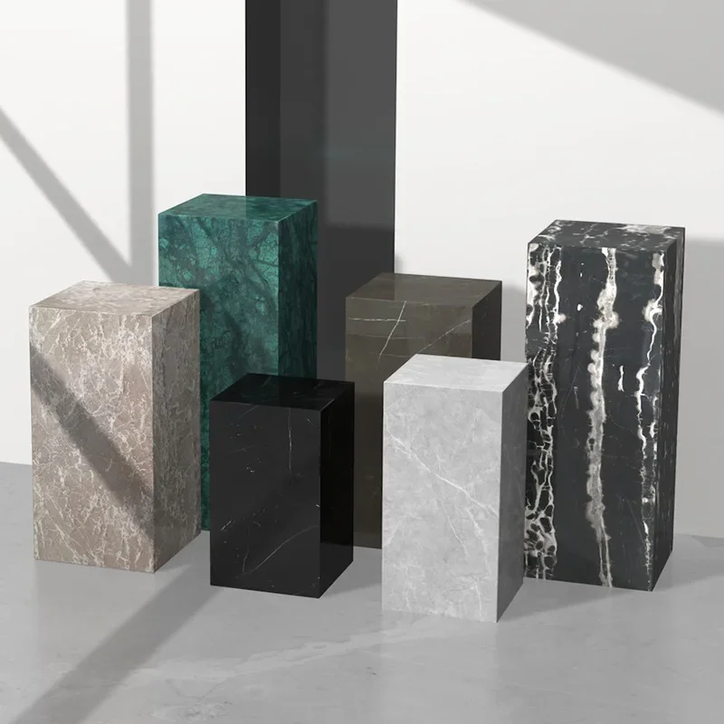 TAO Base creative sculpture table hotel sales office model room floor stone pier decoration display stand