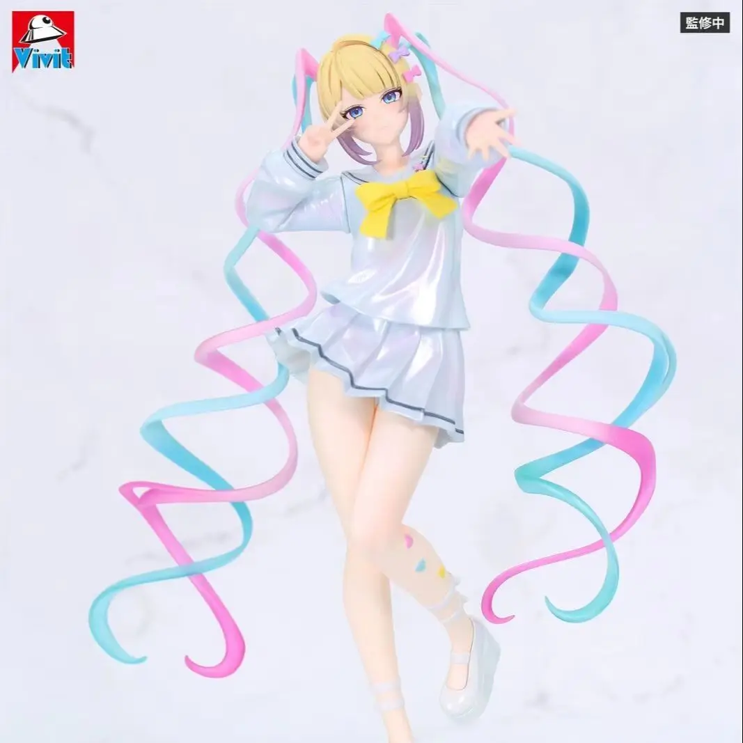 Oryginalna figurka Vivit Needy Girl Overdose Anime Tenshi-chan Rain Vivit, figurka akcji, zabawki, model PVC, kolekcja Figuarts — 2