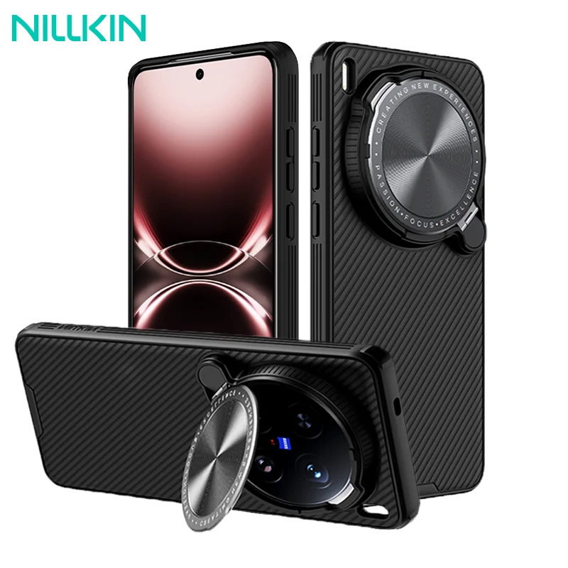

Чехол NILLKIN для Vivo X200 Ultra, чехол CamShield с защитой объектива, противоударная задняя крышка из ТПУ с мягкими краями для Vivo X200 Ultra