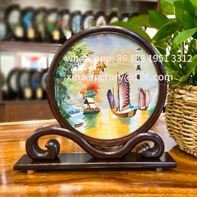 

Customizable handmade embroidery gifts ornaments handicrafts Chinese style Hunan characteristic home jewelry birthday gift