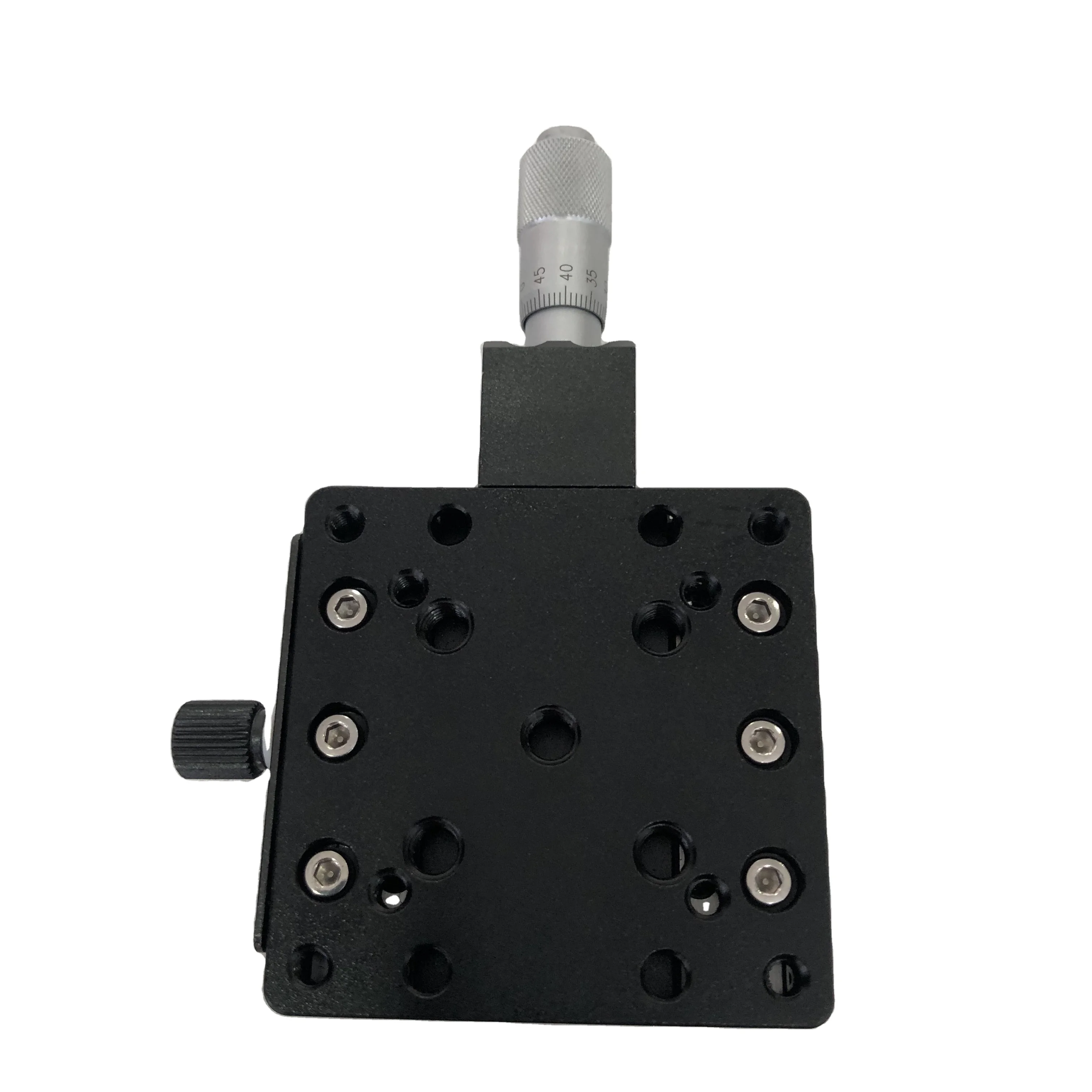 LSSZ-02-09 Plataforma de escenario de traducción lineal de 2 ejes XY Manual OEM personalizable Tamaño 60x60 mm Rango de recorrido 13 mm