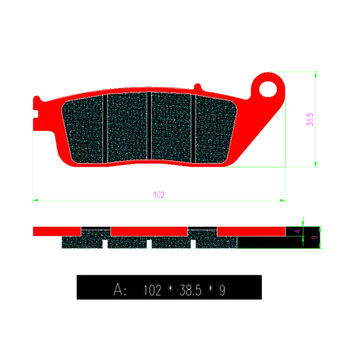 Kopparsintrade Bromsbelägg Fram Bak för VICTORY Vision Street Tour (Alla modeller) 2008-2015 8 Ball 2010-2011 Arlen Ness 8 best sales segerinlägg - №3