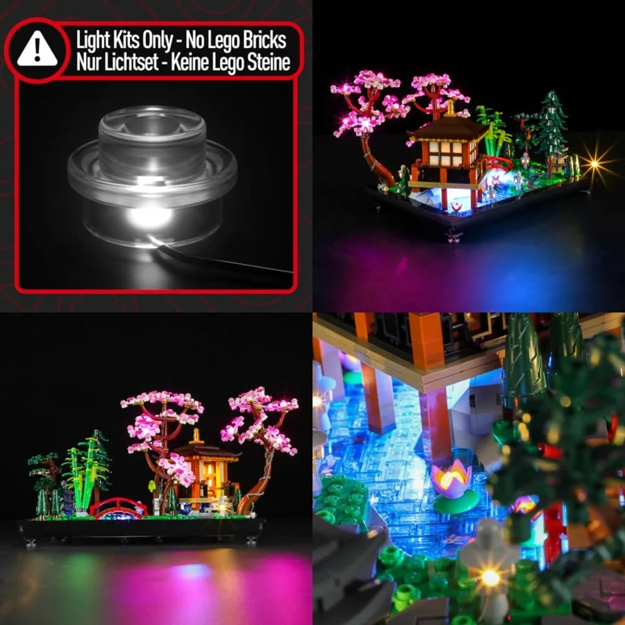 

LED Lighting kit for LegoUpgraded Version- Compatible with Lego Icons Building Blocks Model- Not Include Lego Set
