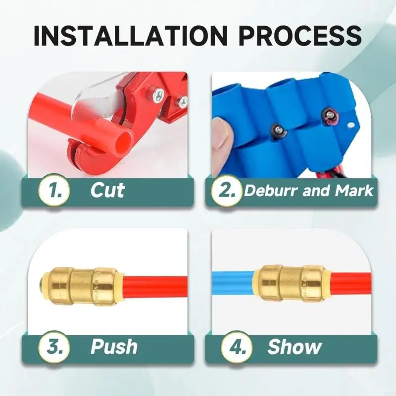 

Прямые разъемы латуни для сантехники 1 -дюймовый нажимание для подключения Tees Copling Tees kxre