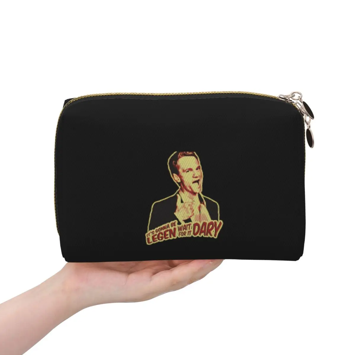 Intervention How I Met Your Mother TV Show Women Cosmetic Bags Travel Makeup Organizer Pouch Toiletry Storage Dopp Kit Box