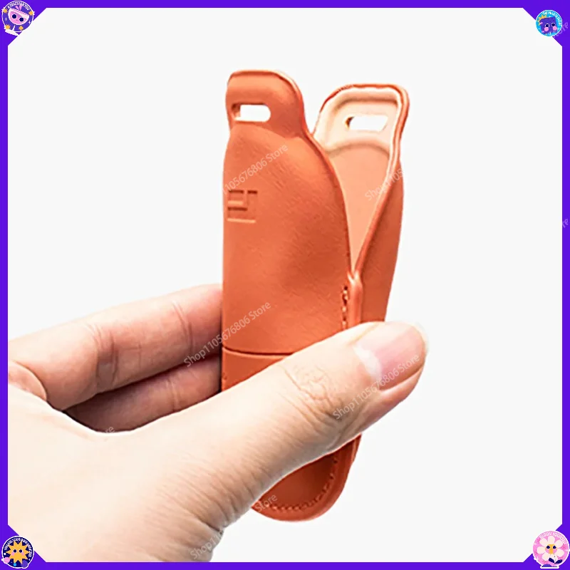 Leather Car Key Fob Cover For BAIC Jishi Polestone 01 Rox 01 2023-2025 Remote Key Case  With Keychain Auto Accessories