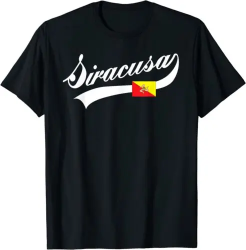  Siracusa Sicilia Sicily Flag Trinacria Province Design T-Shirt