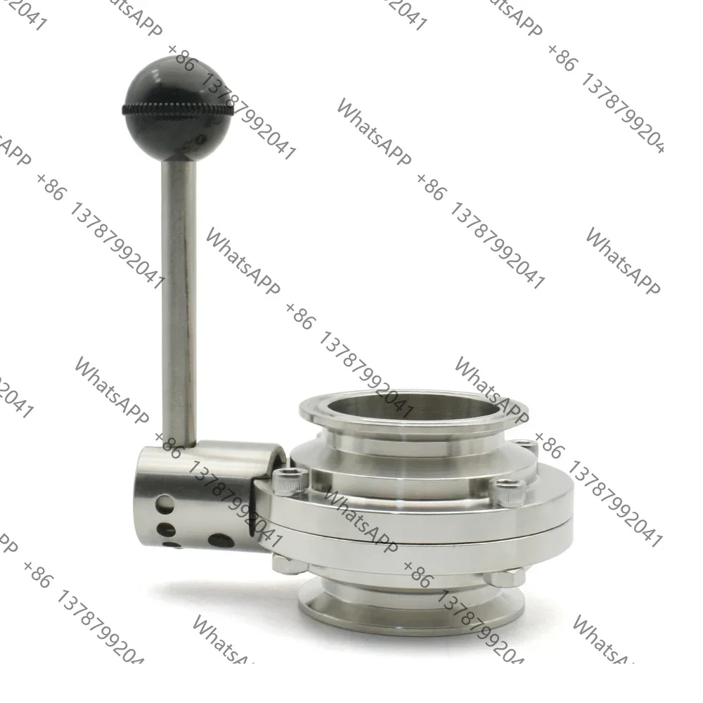SS304/316L Sanitary Tri‑Clamp Butterfly Valve 3/4