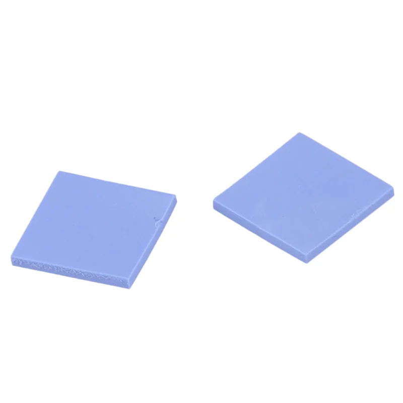 

AB46-300 Pcs 10X10x1mm Silicone Thermal Pad For Conductive Heat Sink Insulation Pate, Blue