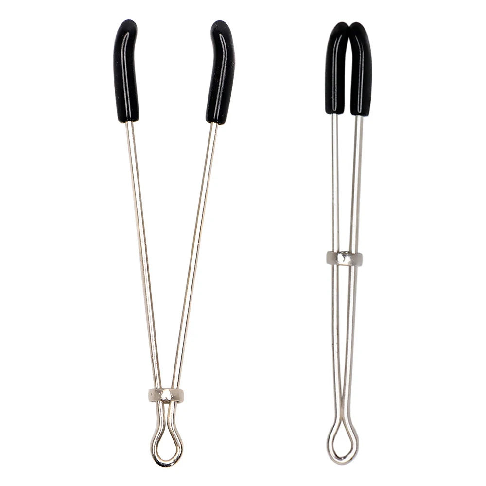 IKOKY Nipple Clamps Metal Breast Clips Sex Toys for Couple