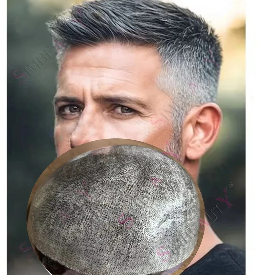 

Незаметный мужской парик-накладка Undetectable 1b40 1b80 из 100% натуральных человеческих волос, тонкая кожа, суперпрочный, полностью полиуретановый, для системы замещения волос при облысении