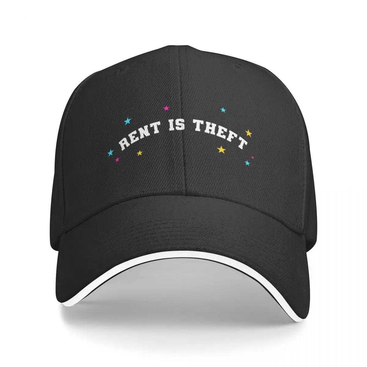 Rent Is Theft - Anti Landlord Baseball Cap Sunscreen Anime Big Size Hat For Man Women's