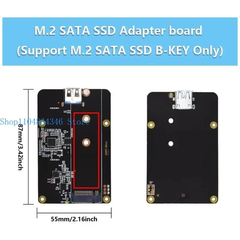 Enhanced for DeskPi Lite System with the SSD Driver Expansion Board Faster Data Accessand Increased Capacity