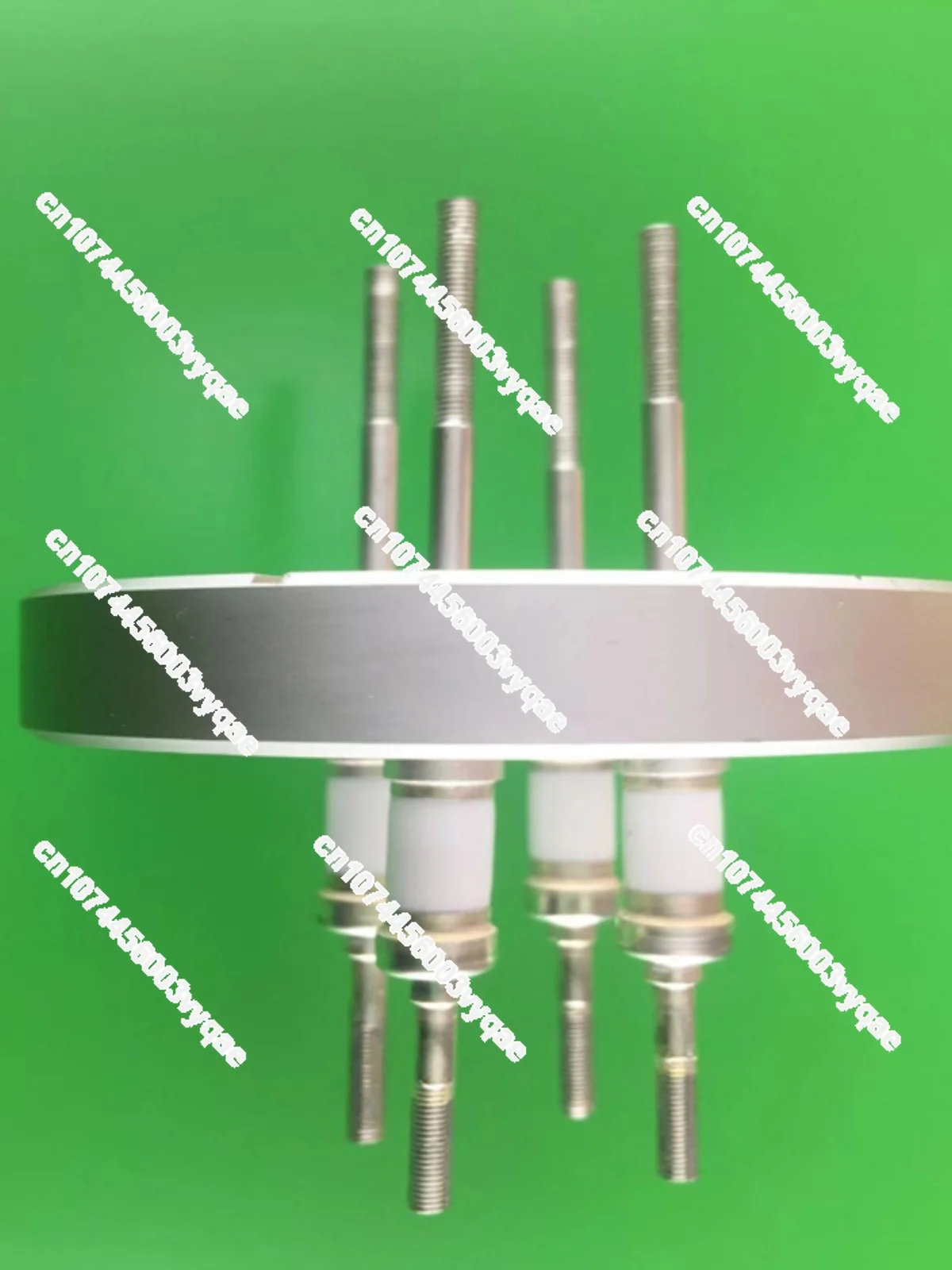 High Voltage Insulation CF25 Vacuum Sealed Ceramic Metal Seal Feedthrough Connector Conductive Post Electrode Flange