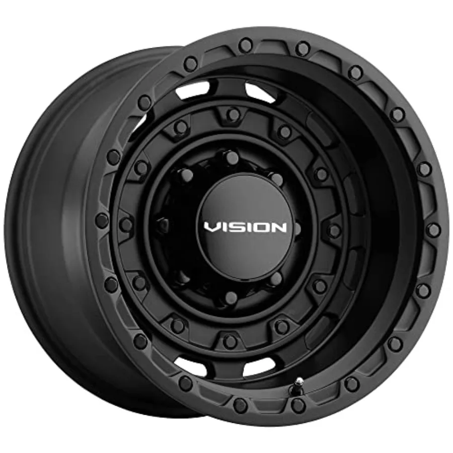 

403 TACTICAL Custom Wheel 18x9.5 Satin Black Rim with -18 Offset 8x180 Bolt Pattern 124.2mm Hub for Off-Road Performance