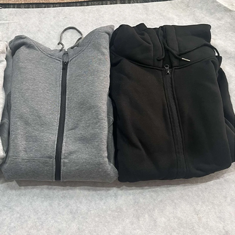 2025 Autumn Women's Coat With Hood Big Pocket Zipper Jacket Long Sleeve Women's jacket Loose Outerwear Fur Coat Women Top