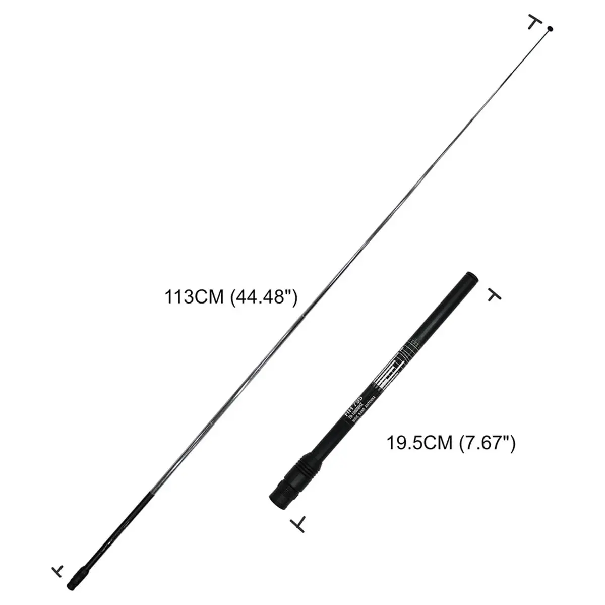 2026 NEW RH795 SMA-Female Telescopic Scanner Antenna Wideband 70-1000 MHz Adjustable Length 7.6
