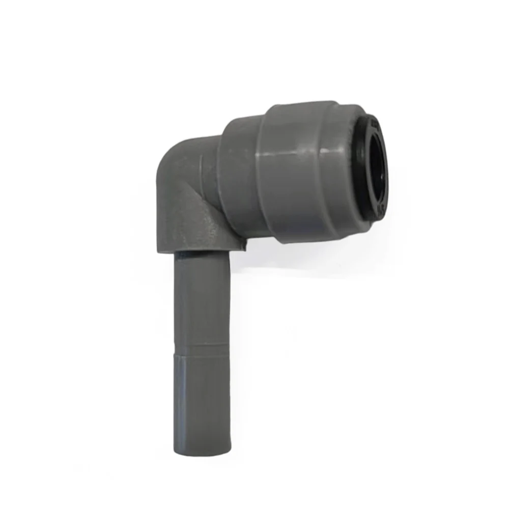 KegLand Duotight – 8 mm (5/16) Stecker auf Buchse, Winkelstück, Kunststoff-Schnellkupplung, Schlauchverbinder, Steckanschlüsse – Detail 2