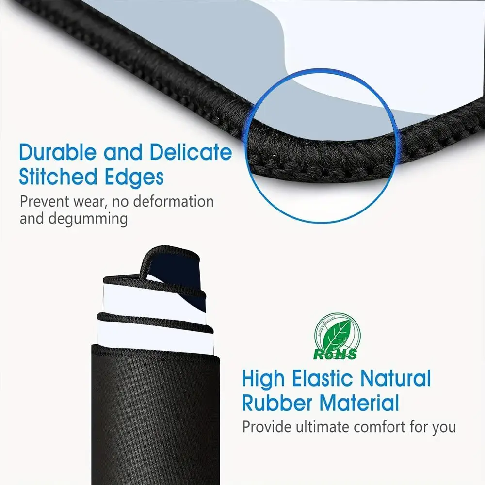 Minimalist Curve ArtMouse Pad Extra large waterproof and stain-resistant mouse pad