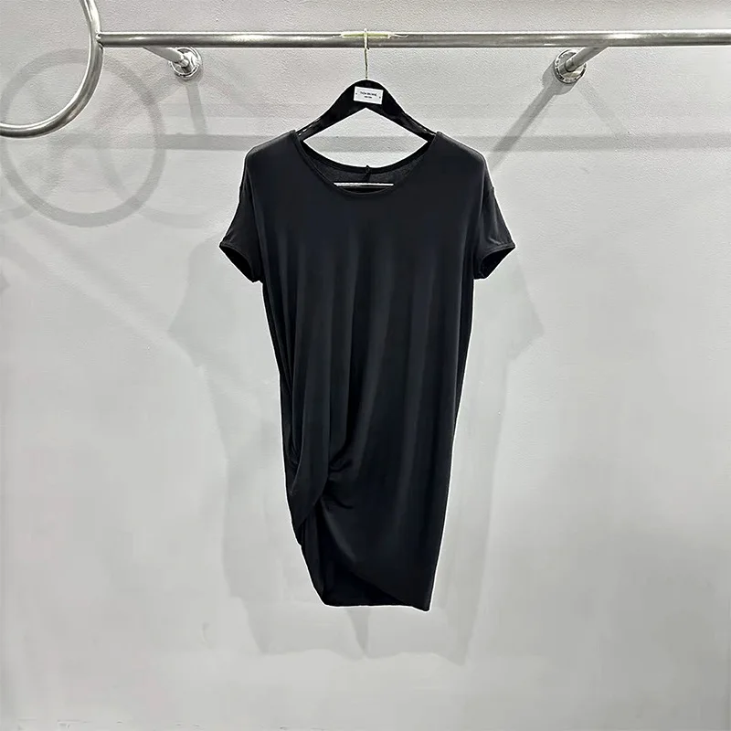 High Quality Rick Women Clothing T-shirts for Women Y2k Solid Color Design Comfortable FabricFlattering Short Sleeve Tops