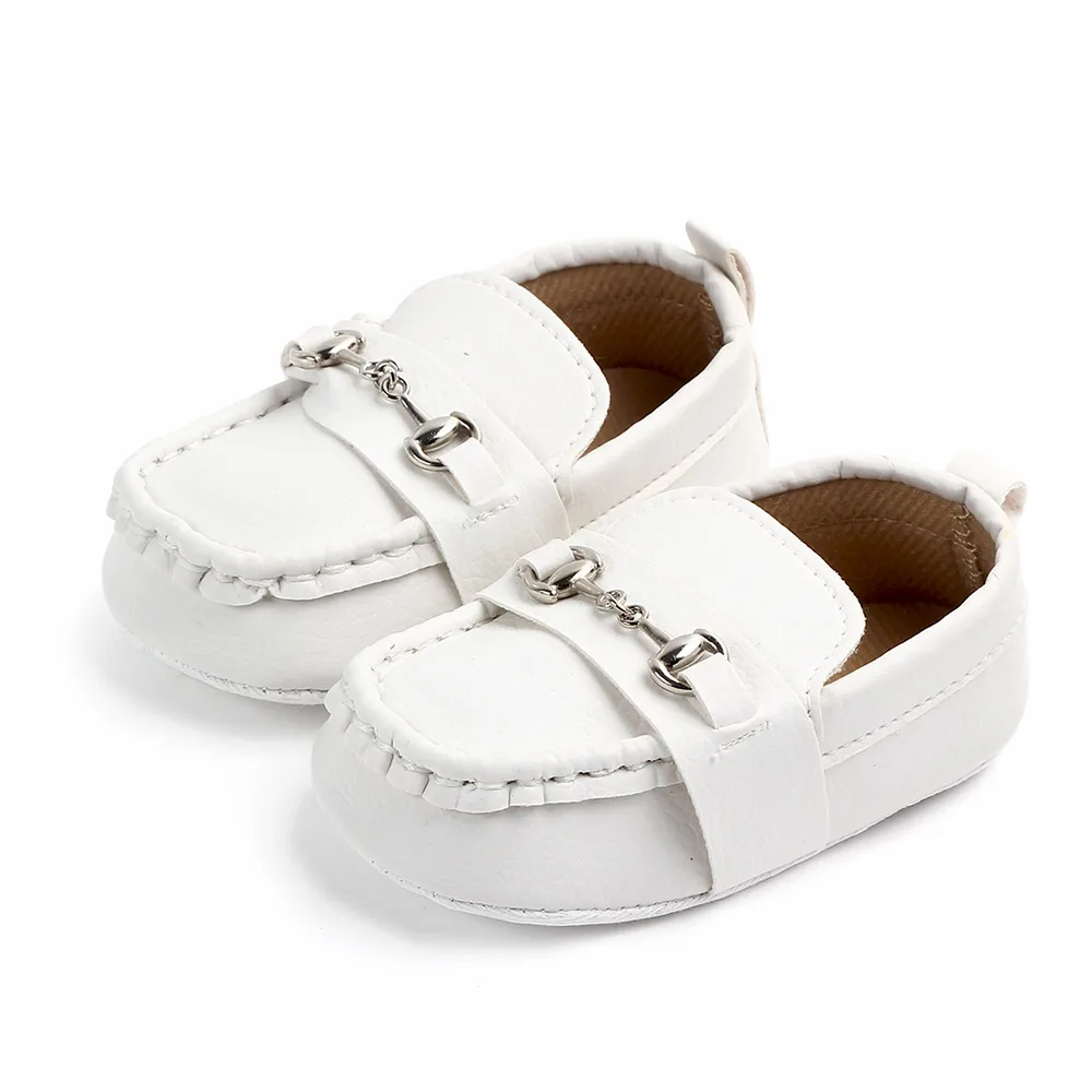 Baby Shoes Causal Slip-on Style High Quality Spring and Autumn Infant Newborn Shoes for Boys and Girls Soft PU and Cotton D2081