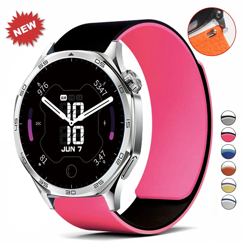 20mm 22mm Silikonarmband für Huawei GT6/Pro GT5 GT4 GT3 GT2 46mm Sportarmband für Huawei Watch 5 46mm Uhrenarmband
