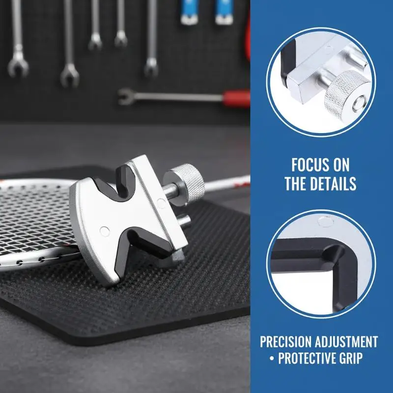 AEF Racket Stringing Machine Parts Side Supporters Bracket Universal Sturdy Replacement For Tennis Badminton Stringer - view 2
